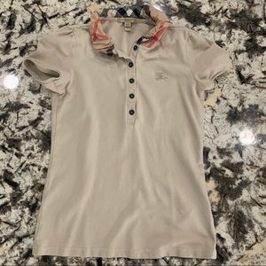 Burberry Peter Pan Collar Polo (XS)